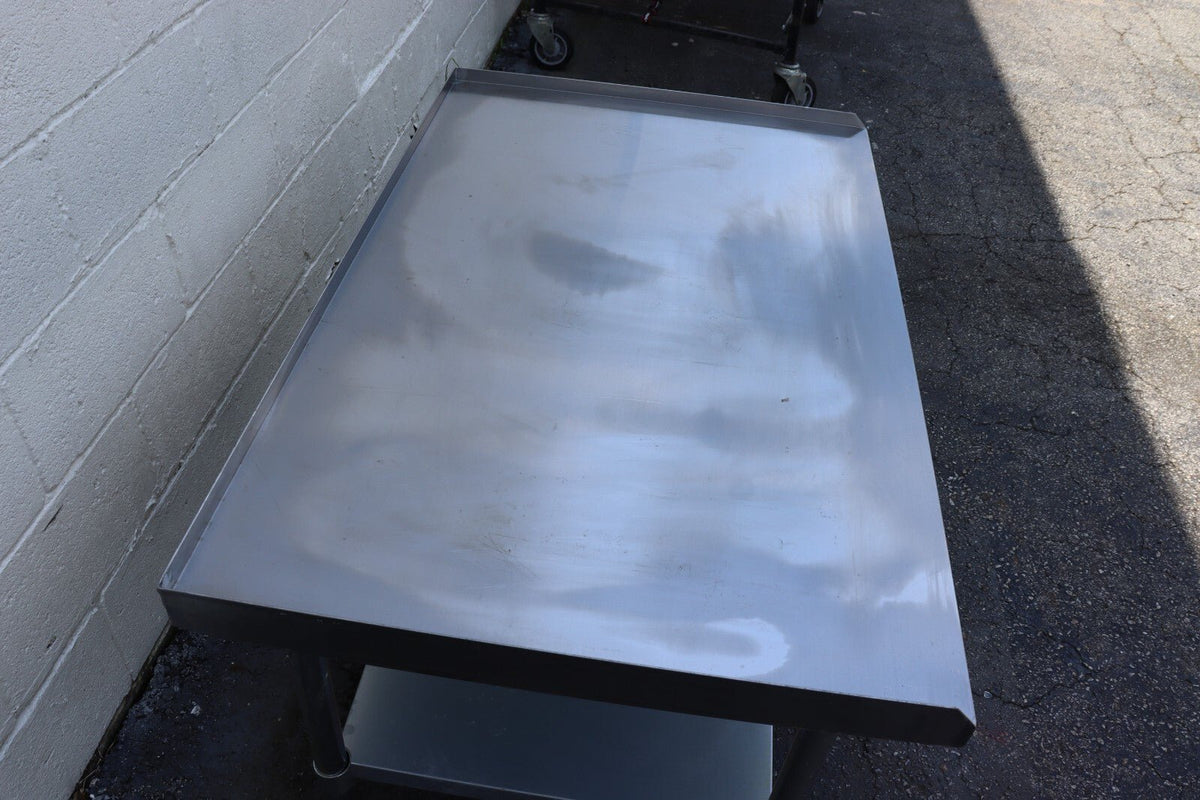 Ardous ES-3048 30" x 48" Heavy Equipment Stand Stainless Steel Table Commercial - NMB Restaurant Equipment