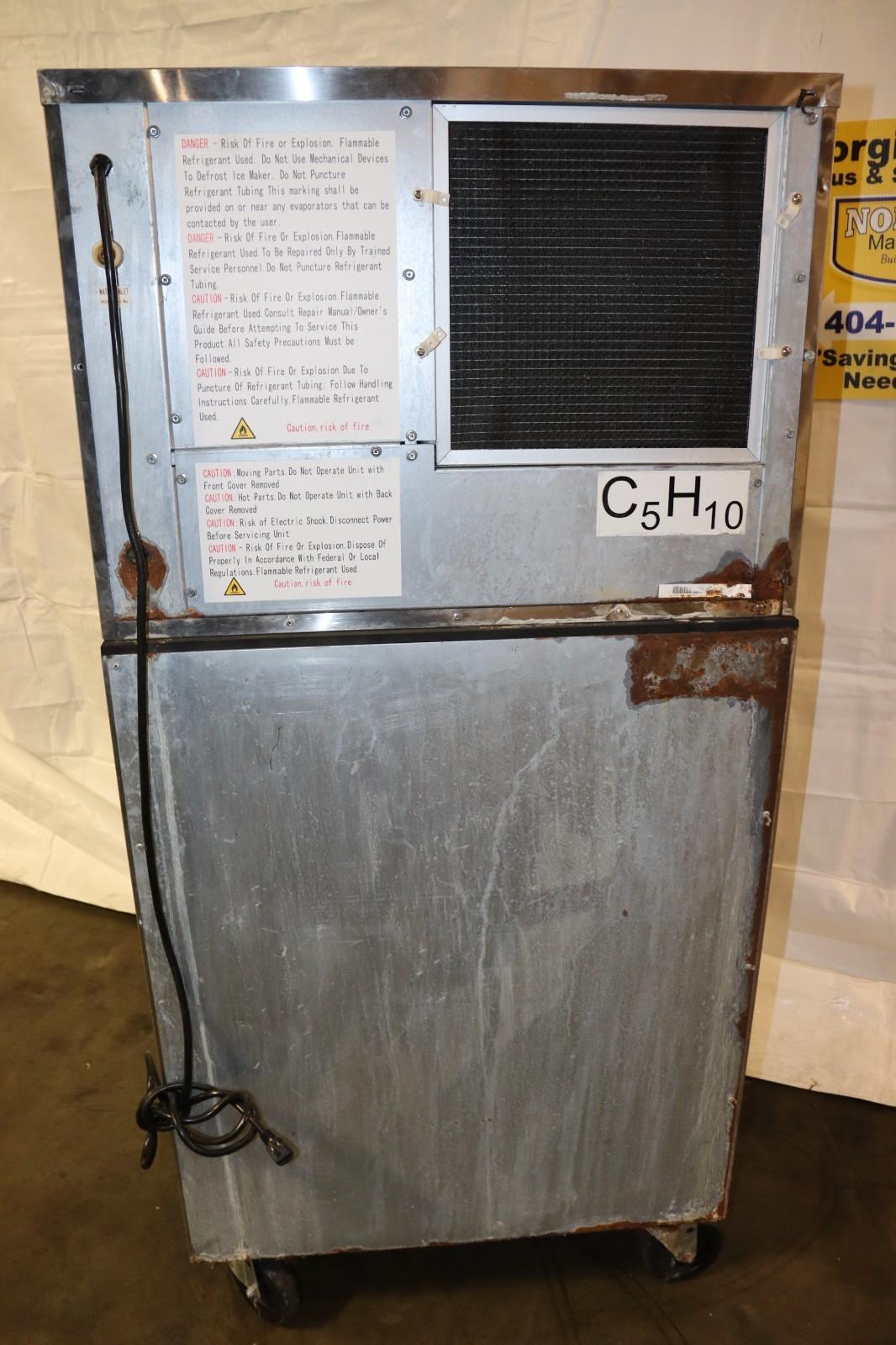 Atosa YR450-AP-161 + CYR400P 460lb/24hr Cube-Style Ice Machine With Bin - NMB Restaurant Equipment