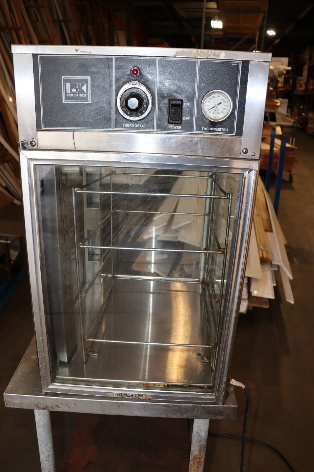 BK Industries Barbeque King DCW Warming Cabinet, Used, Pass-Through - NMB Restaurant Equipment