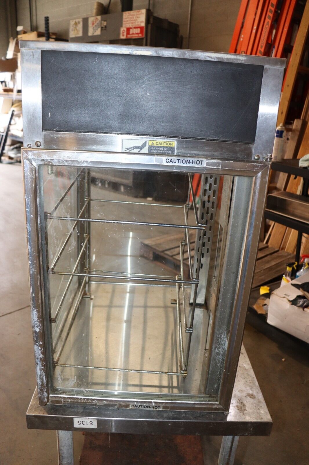BK Industries Barbeque King DCW Warming Cabinet, Used, Pass-Through - NMB Restaurant Equipment
