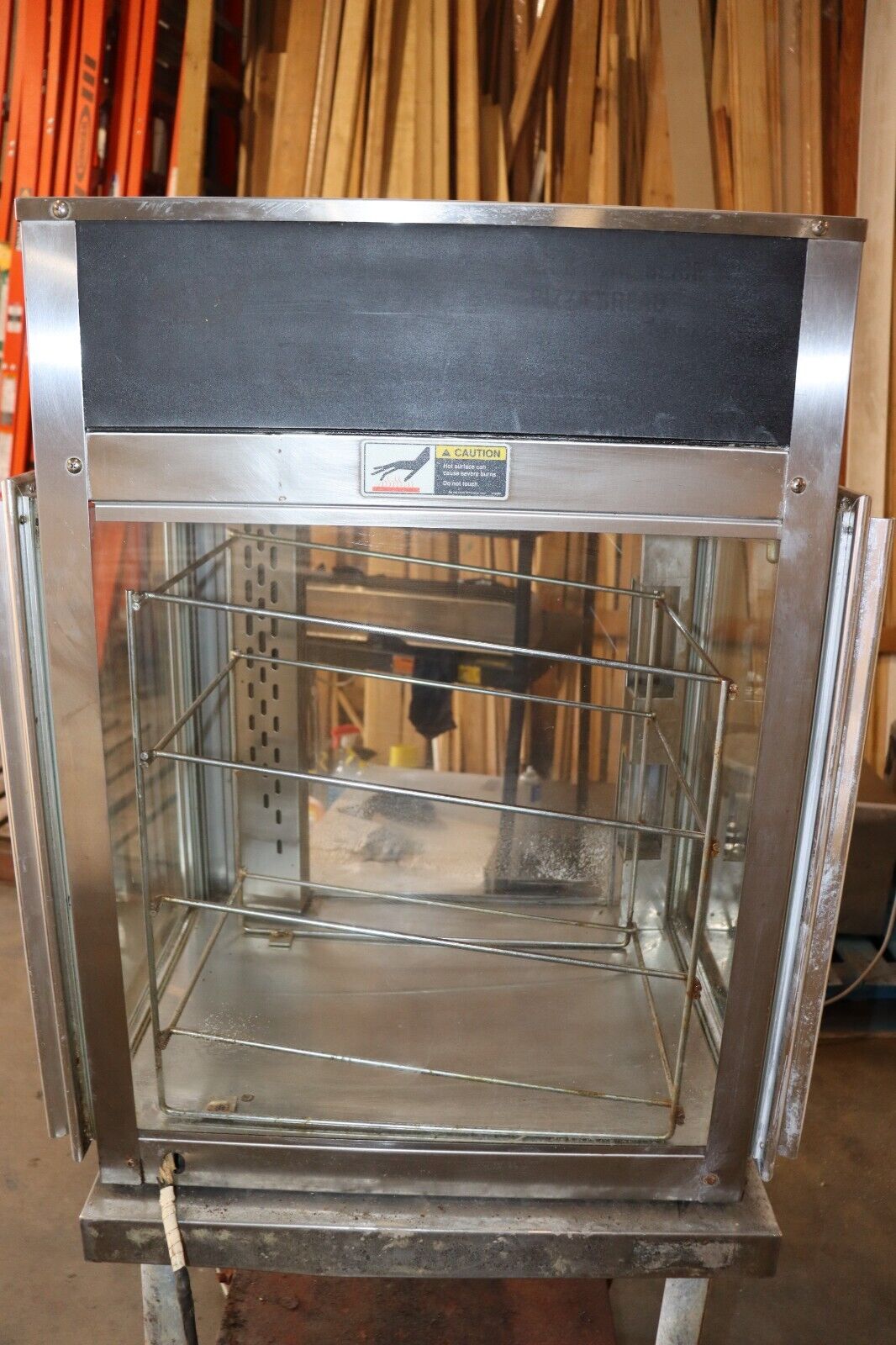 BK Industries Barbeque King DCW Warming Cabinet, Used, Pass-Through - NMB Restaurant Equipment
