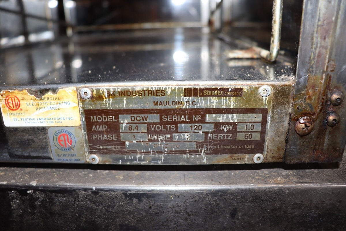 BK Industries Barbeque King DCW Warming Cabinet, Used, Pass-Through - NMB Restaurant Equipment