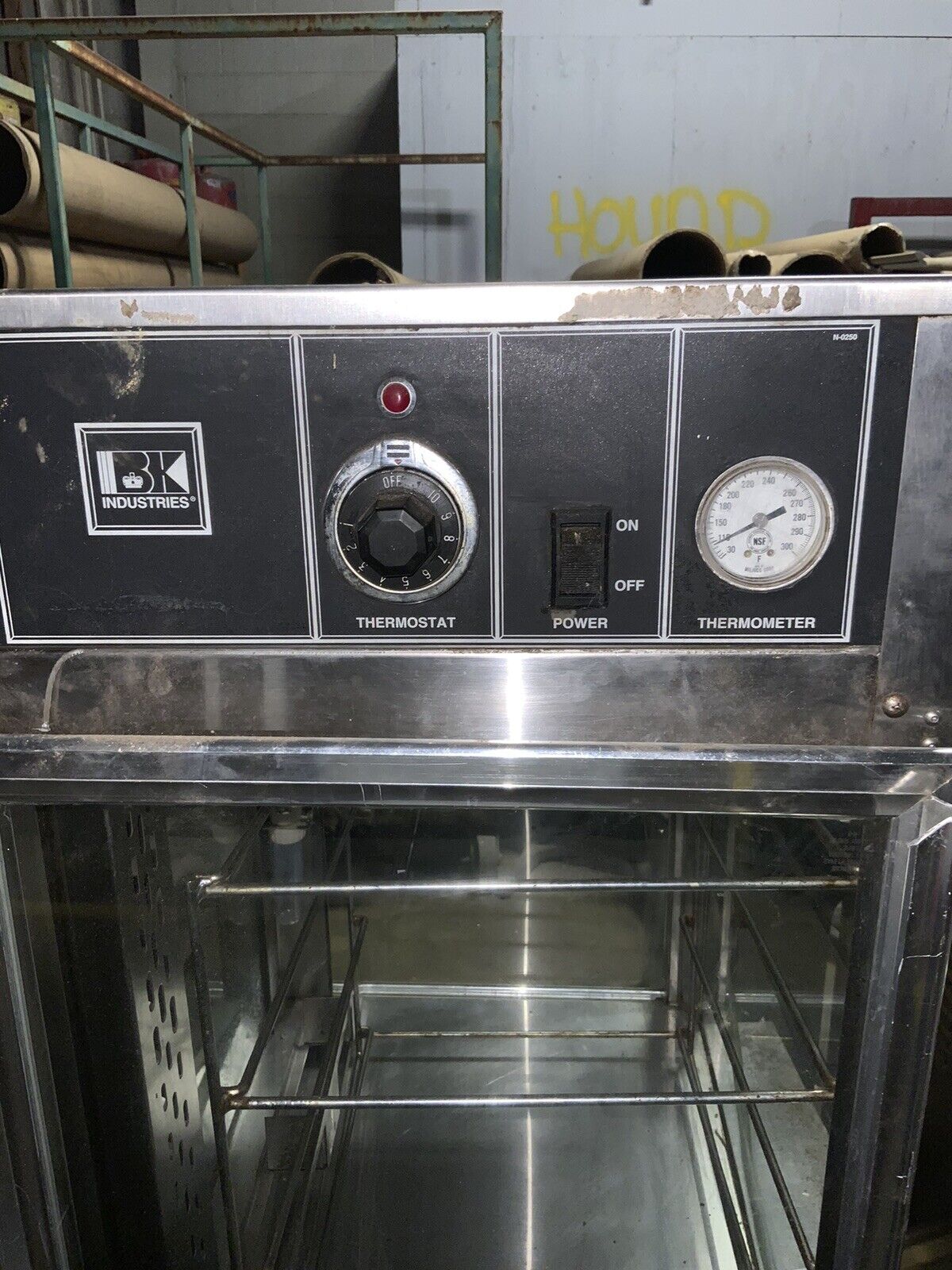 BK Industries Barbeque King DCW Warming Cabinet, Used, Pass-Through - NMB Restaurant Equipment