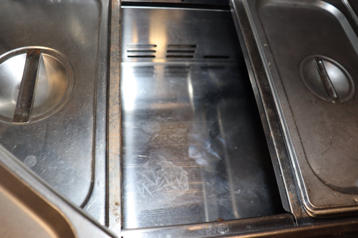 Blue Air BLPT48-HC Sandwich Prep Table Two-section 48-3/8"W, w/ Overshelf - NMB Restaurant Equipment
