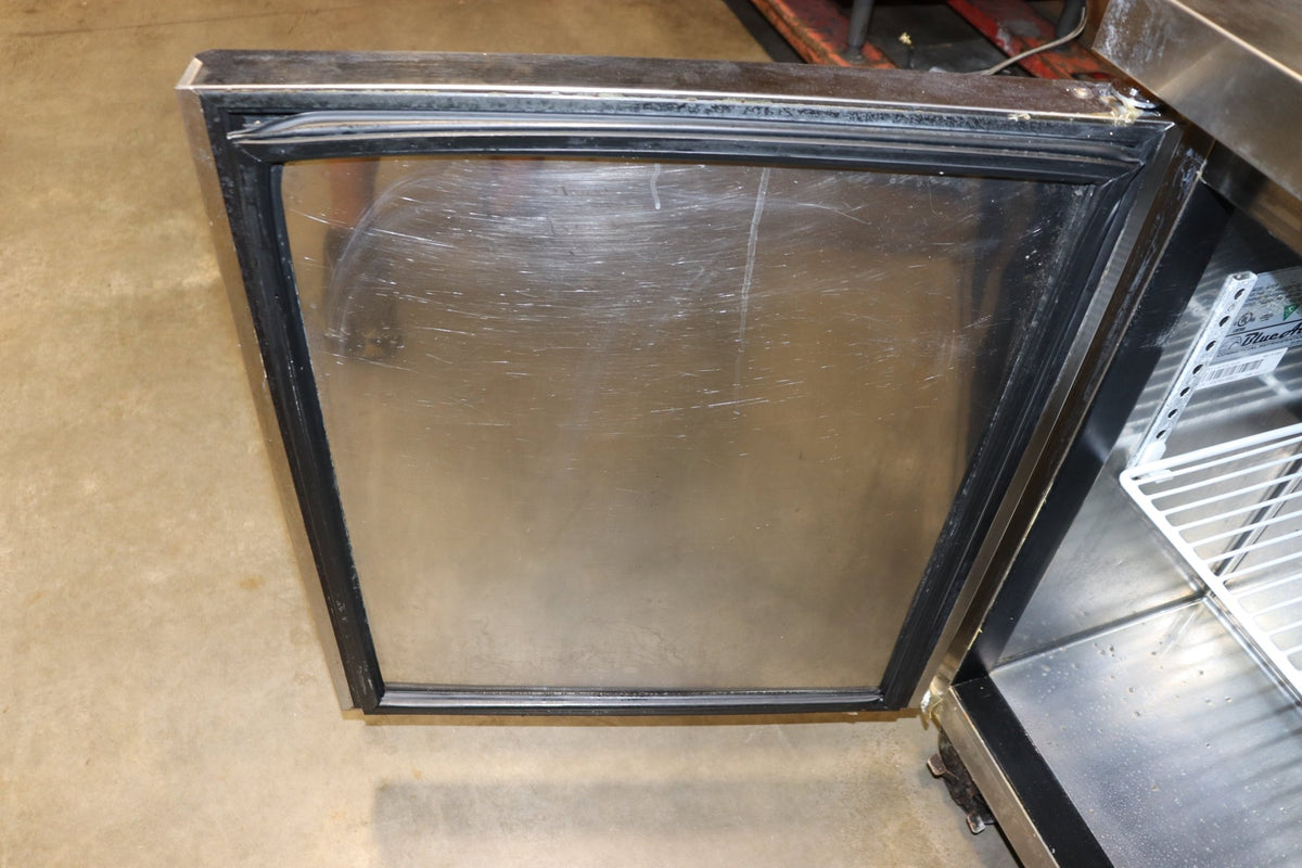 Blue Air BLPT48-HC Sandwich Prep Table Two-section 48-3/8"W, w/ Overshelf - NMB Restaurant Equipment