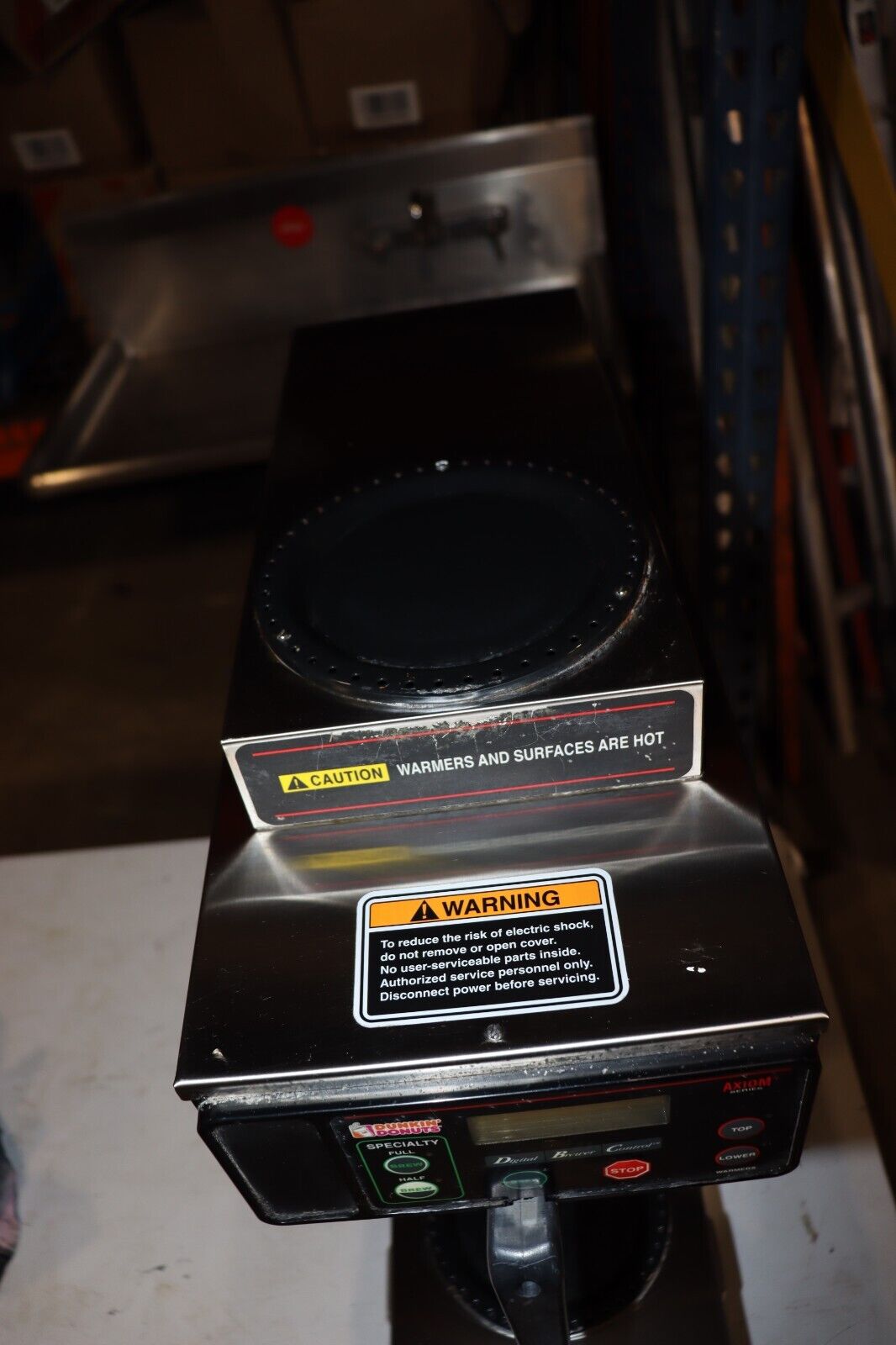 Bunn Axiom 35-2 220V Coffee Maker, 38700.0095, 120/208-240V, 1, (Dunkin Donuts) - NMB Restaurant Equipment