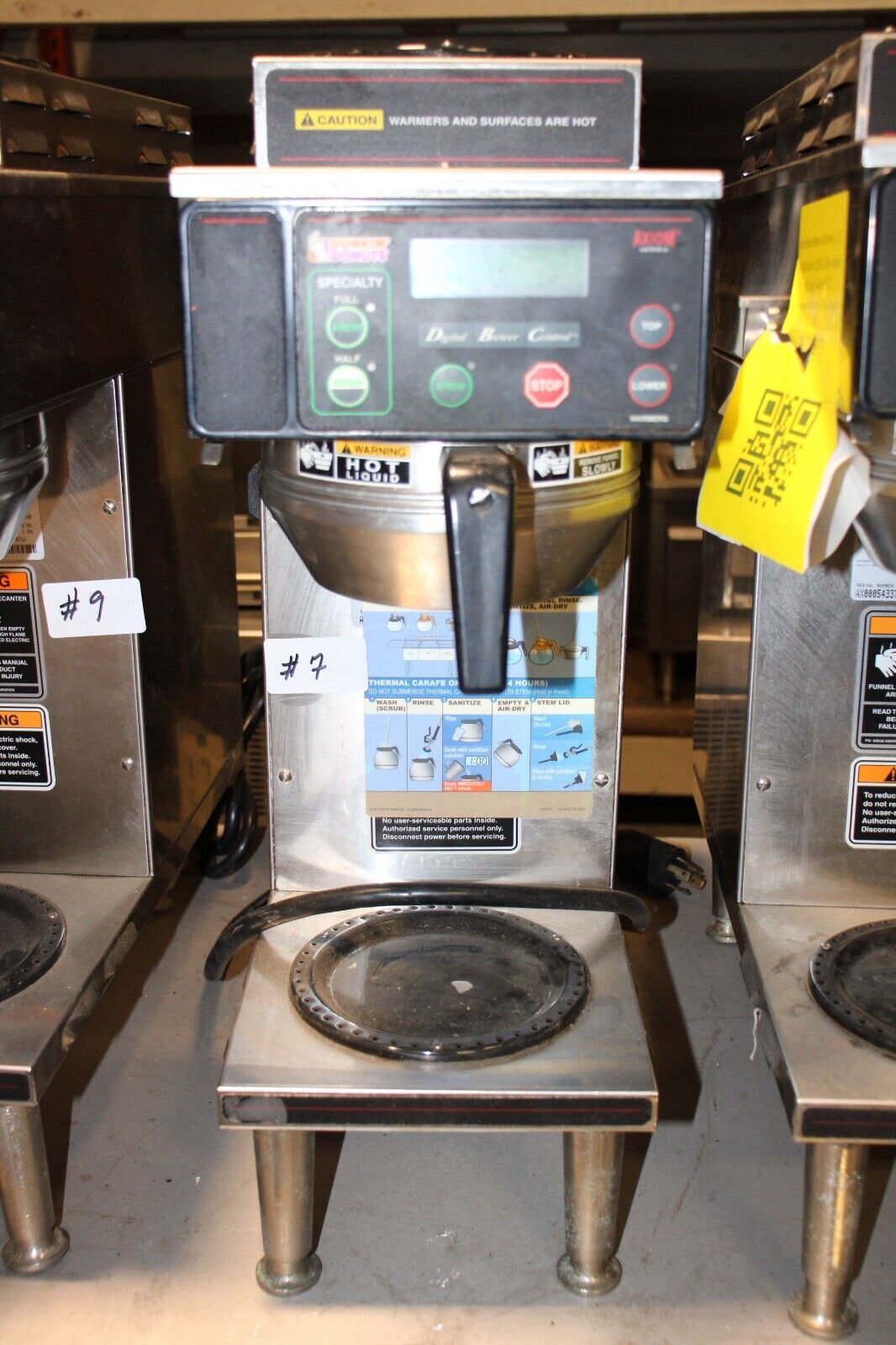 Bunn Axiom 35-2 220V Coffee Maker, 38700.0095, 120/208-240V, 7, (Dunkin Donuts) - NMB Restaurant Equipment