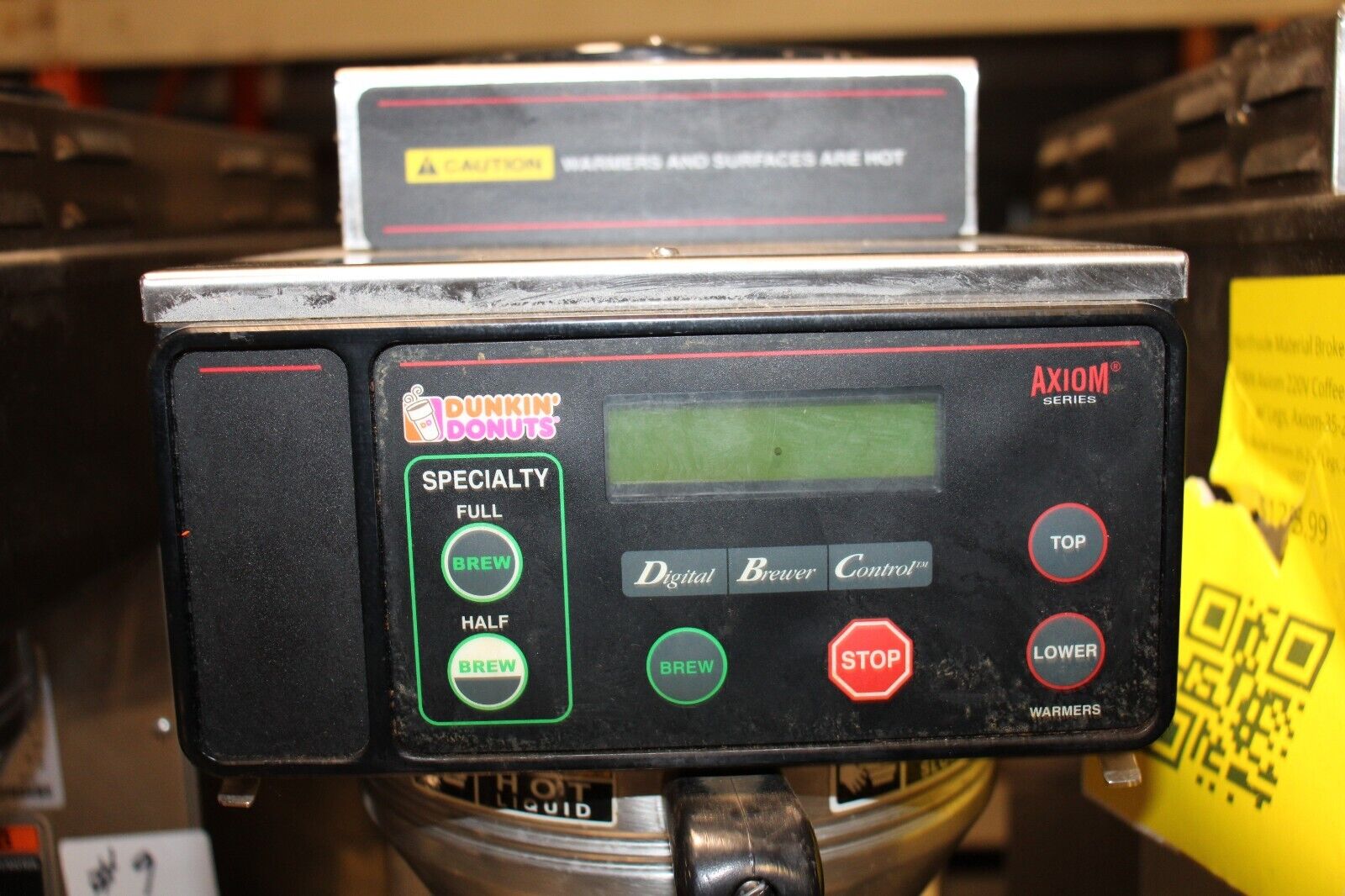 Bunn Axiom 35-2 220V Coffee Maker, 38700.0095, 120/208-240V, 7, (Dunkin Donuts) - NMB Restaurant Equipment