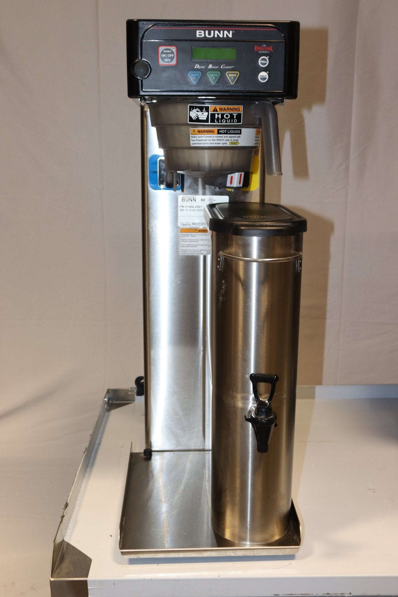 Bunn Infusion 41400.0301 ITB, 120V Dual Dilution w/ SWTNR Tea Brewer - NMB Restaurant Equipment