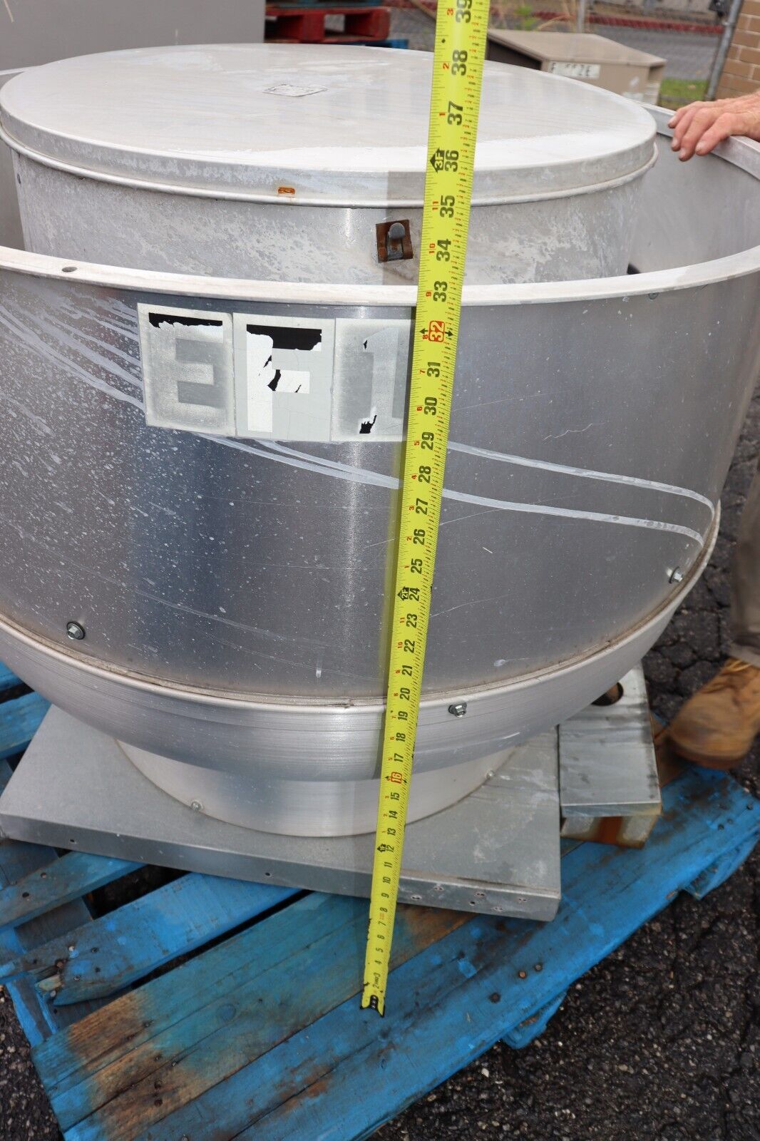 CaptiveAire NCA18HPFA High Pressure 1500-6999 CFM Upblast Exhuast Fan 2 HP 3PH - NMB Restaurant Equipment