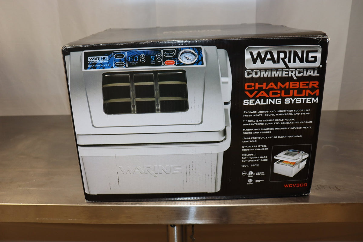Chamber Vacuum Packaging Machine with 11" Seal Bar, Waring WCV300 - NMB Restaurant Equipment