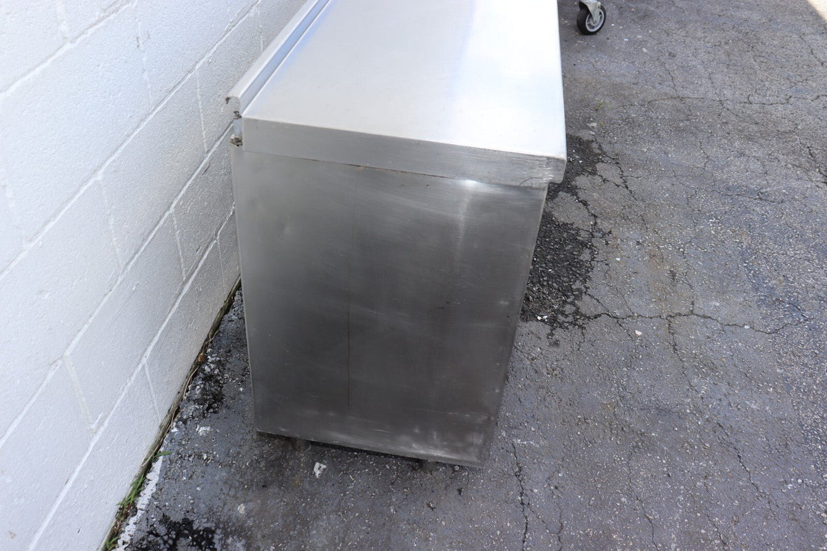 Commercial Stainless Steel 18"x60" Storage Dish Cabinet, Welded, Used, Clean - NMB Restaurant Equipment