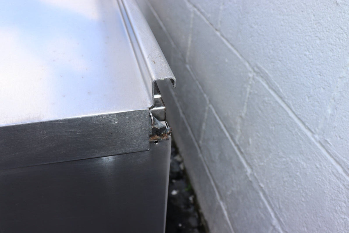 Commercial Stainless Steel 18"x60" Storage Dish Cabinet, Welded, Used, Clean - NMB Restaurant Equipment