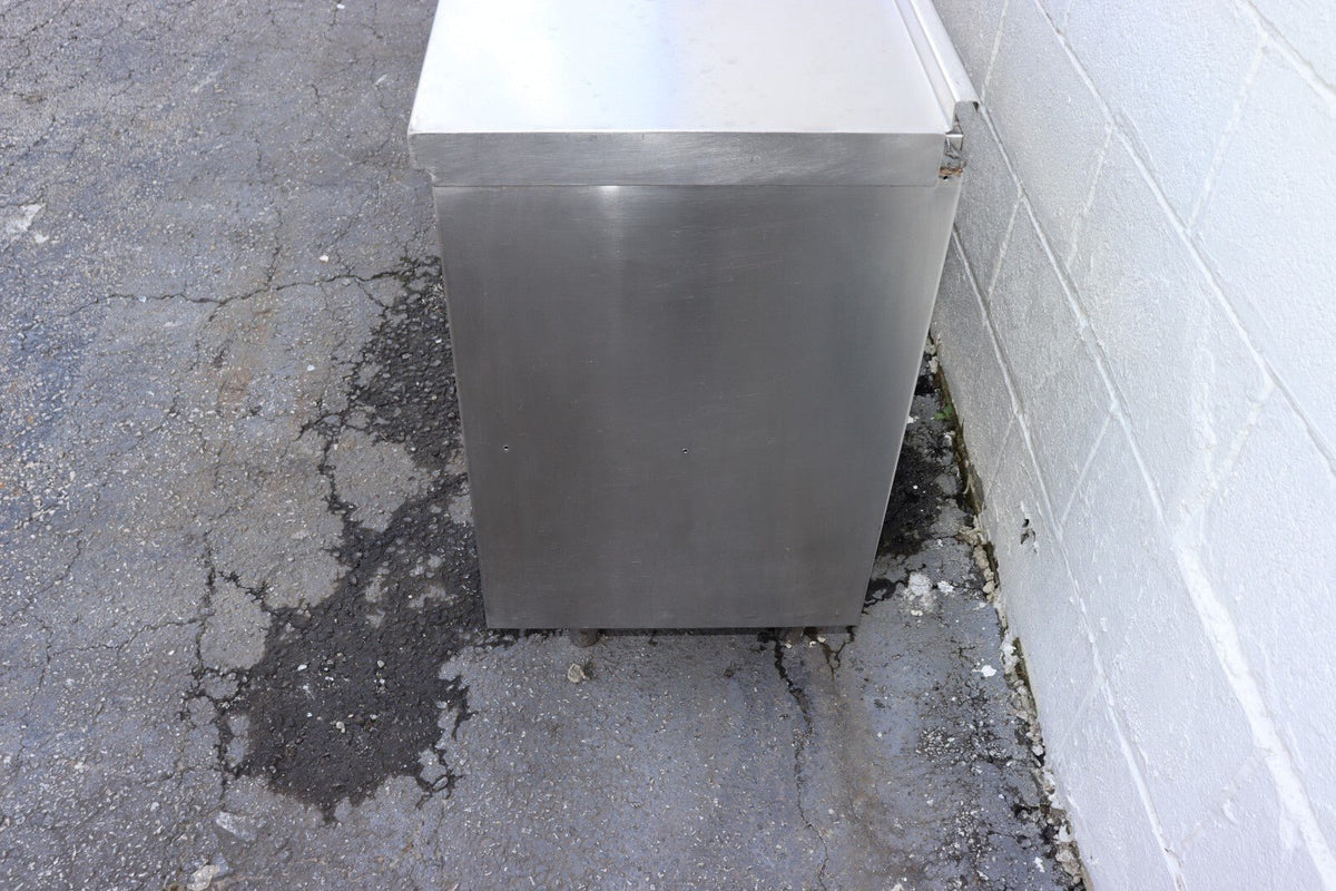 Commercial Stainless Steel 18"x60" Storage Dish Cabinet, Welded, Used, Clean - NMB Restaurant Equipment
