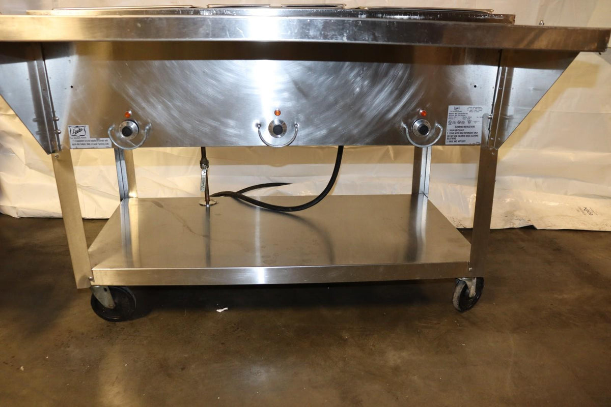 Duke EP303SWM Hot Food Table, Stainless, w/ Drain, 120V, 1PH, Used, Clean - NMB Restaurant Equipment