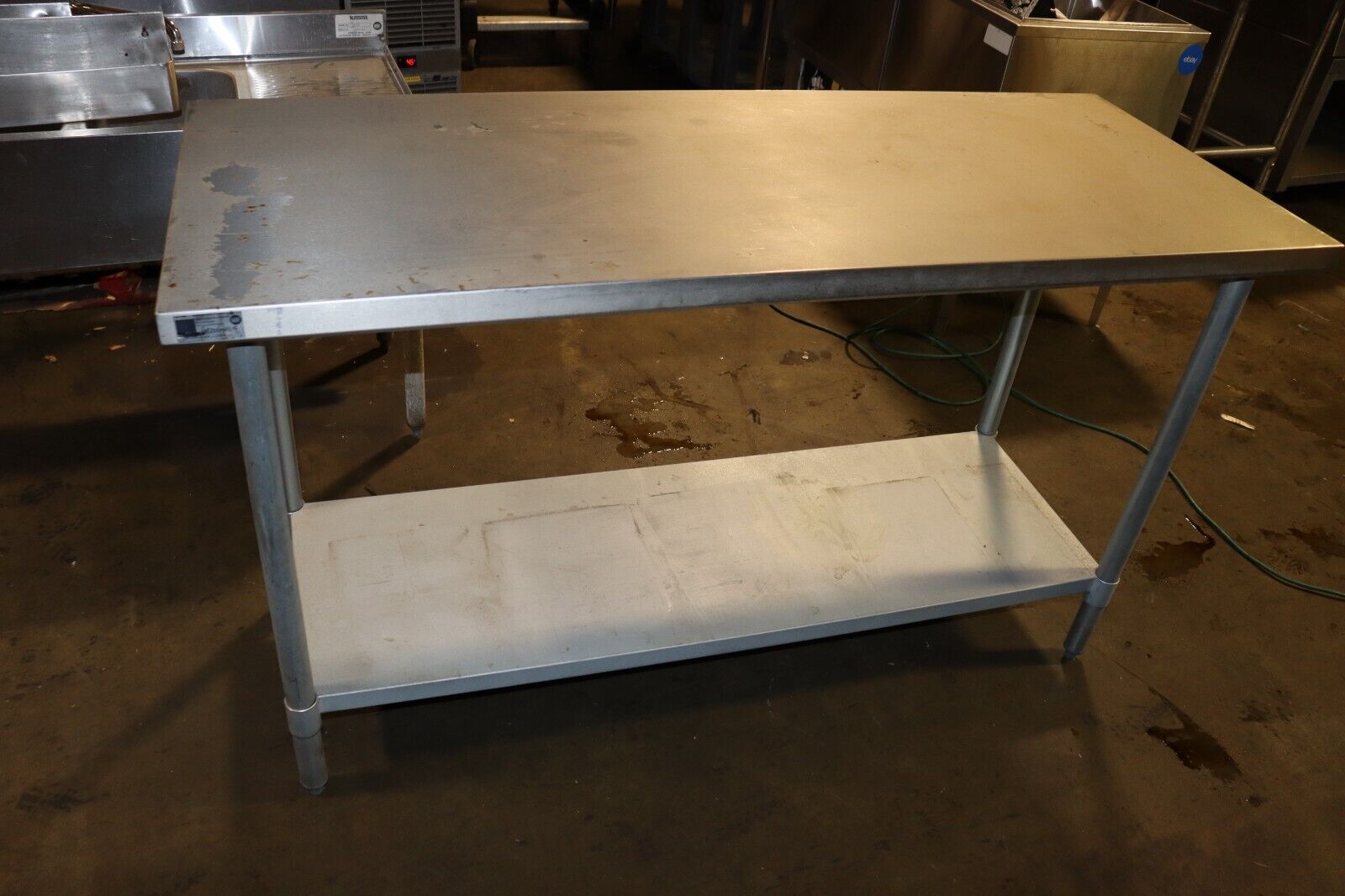 Elkay Food Service 60" X 24" Deluxe 18 Gauge All Stainless Steel Work Table - NMB Restaurant Equipment