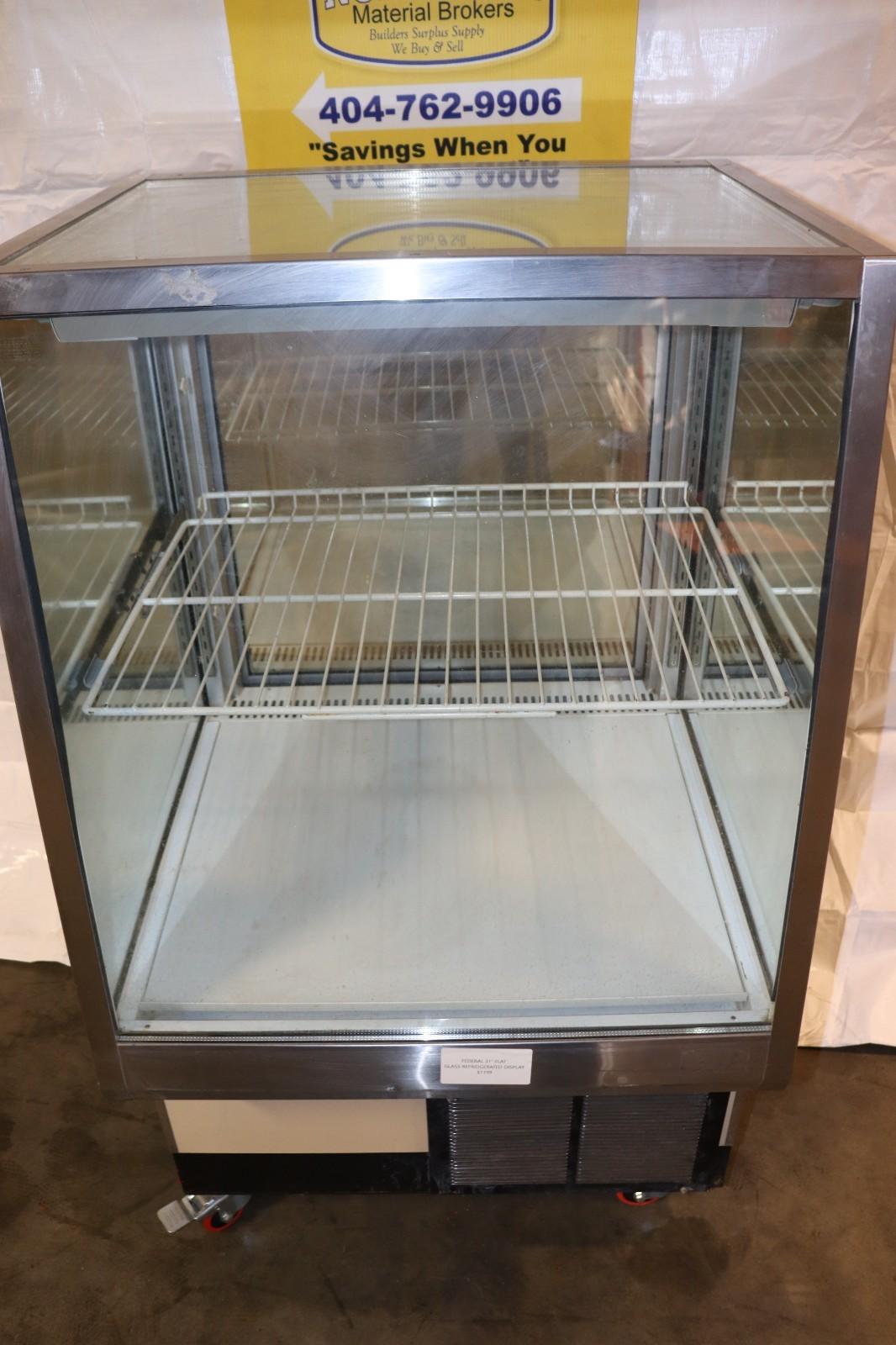 Federal Industries 31505C-2 Refrigerated Display Case, CLEAN, Rolling, Used - NMB Restaurant Equipment