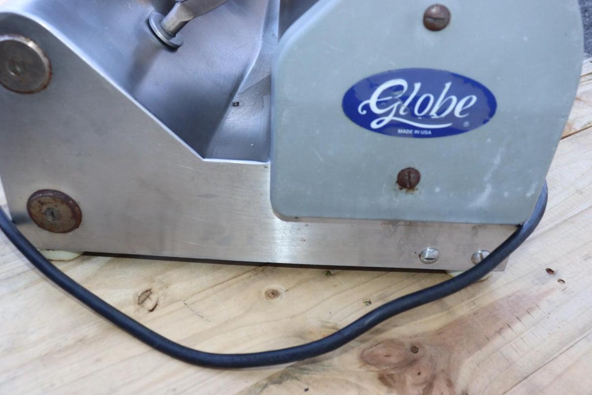 Globe Meat Slicer 3600, w/ Sharpening Attachment, Clean, Tested - NMB Restaurant Equipment