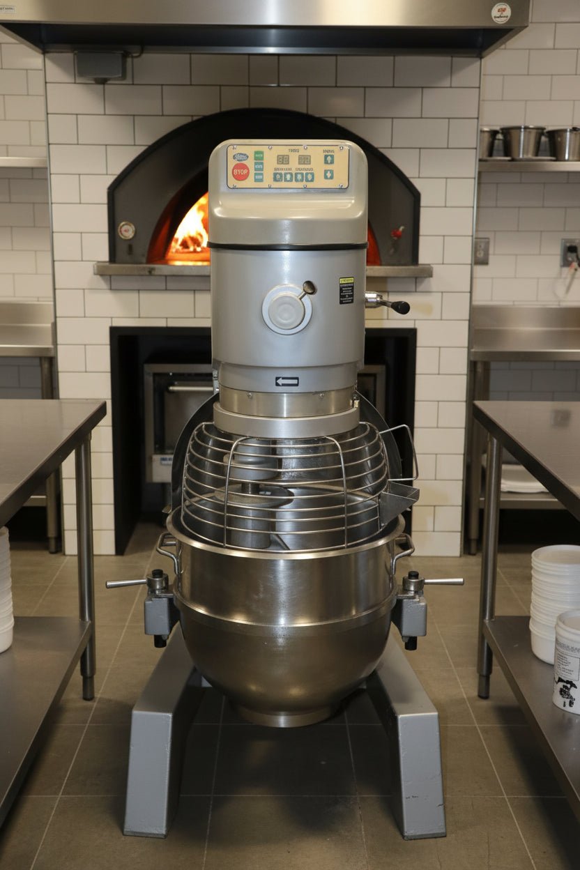 Globe SP62P 60 Quart Planetary 2 Speed Commercial Pizza Mixer w/ Timer, 3HP, 208V/3PH - NMB Restaurant Equipment
