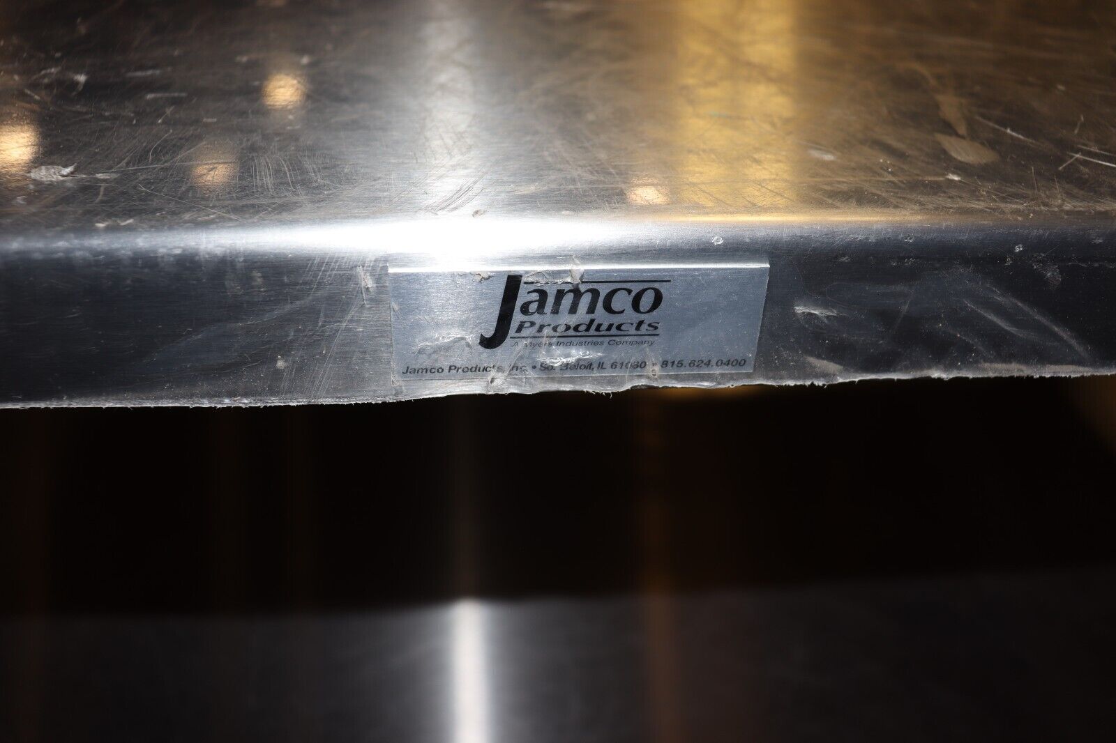 Jamco YG124, Fixed Ht, Stainless Steel Work Table, w/ Shelves, 1200 lbs cap - NMB Restaurant Equipment