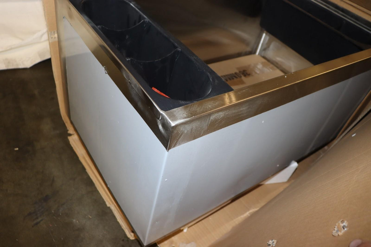 NEW 18X30 Under Bar Ice Bin Insulated 20 Gauge Stainless Regency 600IB1830 - NMB Restaurant Equipment