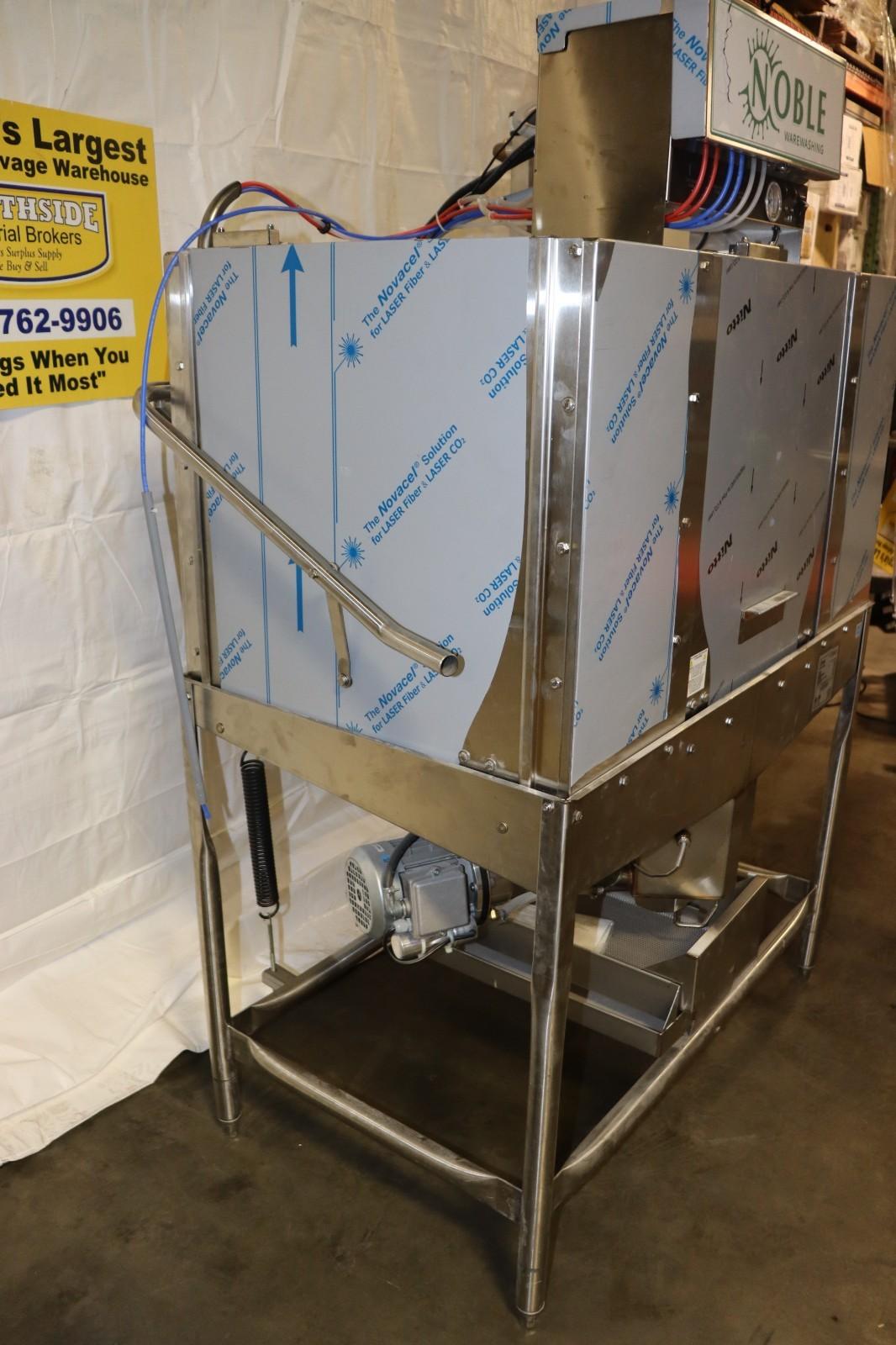 Noble Warewashing II Double Rack Low Temperature Dishwasher - 115V - NMB Restaurant Equipment