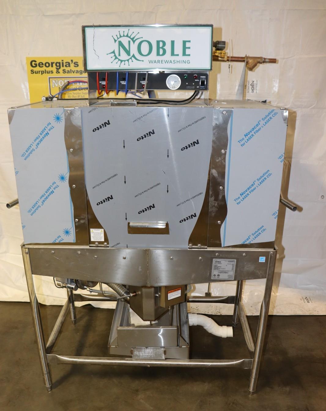 Noble Warewashing II Double Rack Low Temperature Dishwasher - 115V - NMB Restaurant Equipment