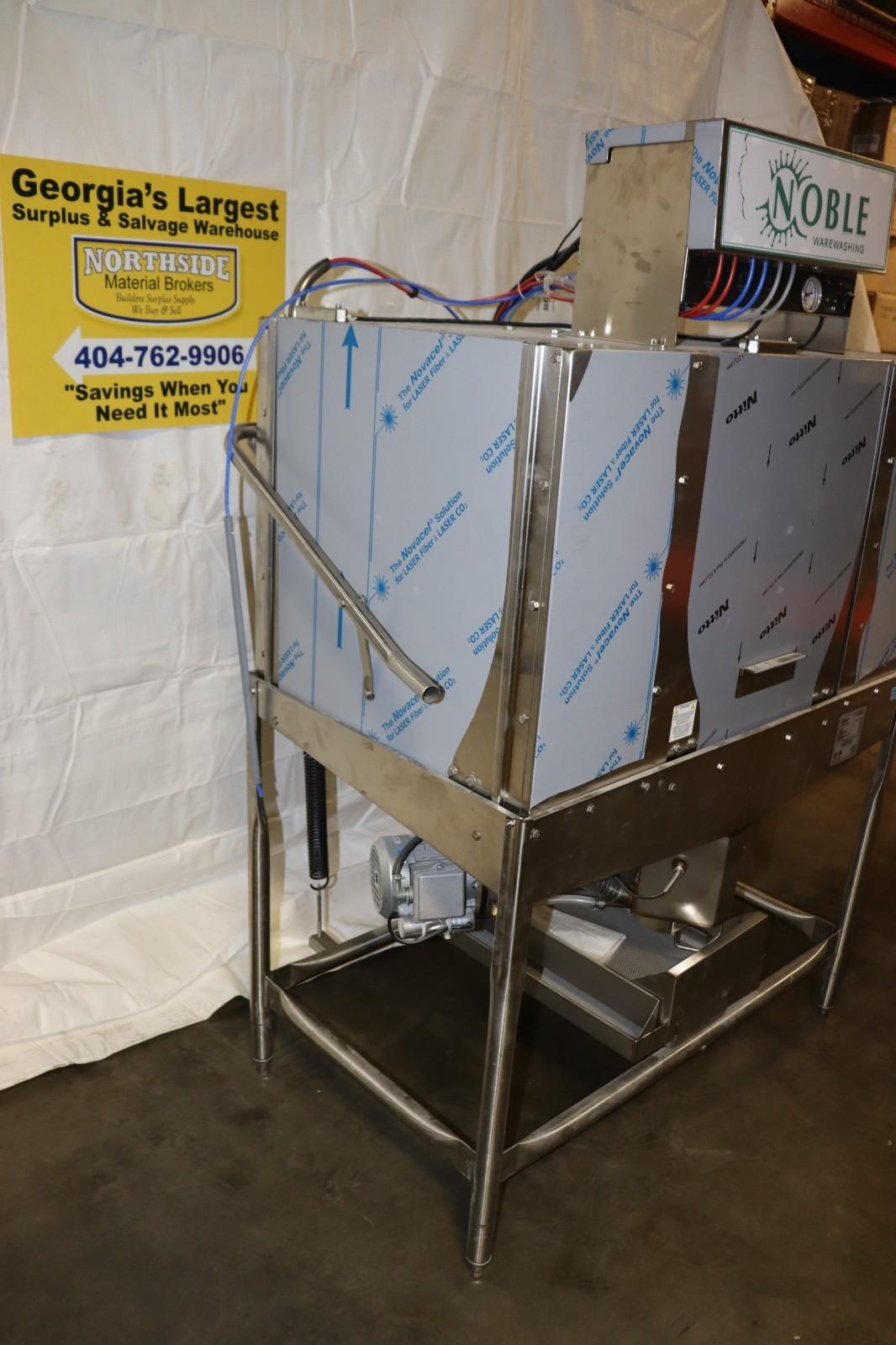 Noble Warewashing II Double Rack Low Temperature Dishwasher - 115V - NMB Restaurant Equipment