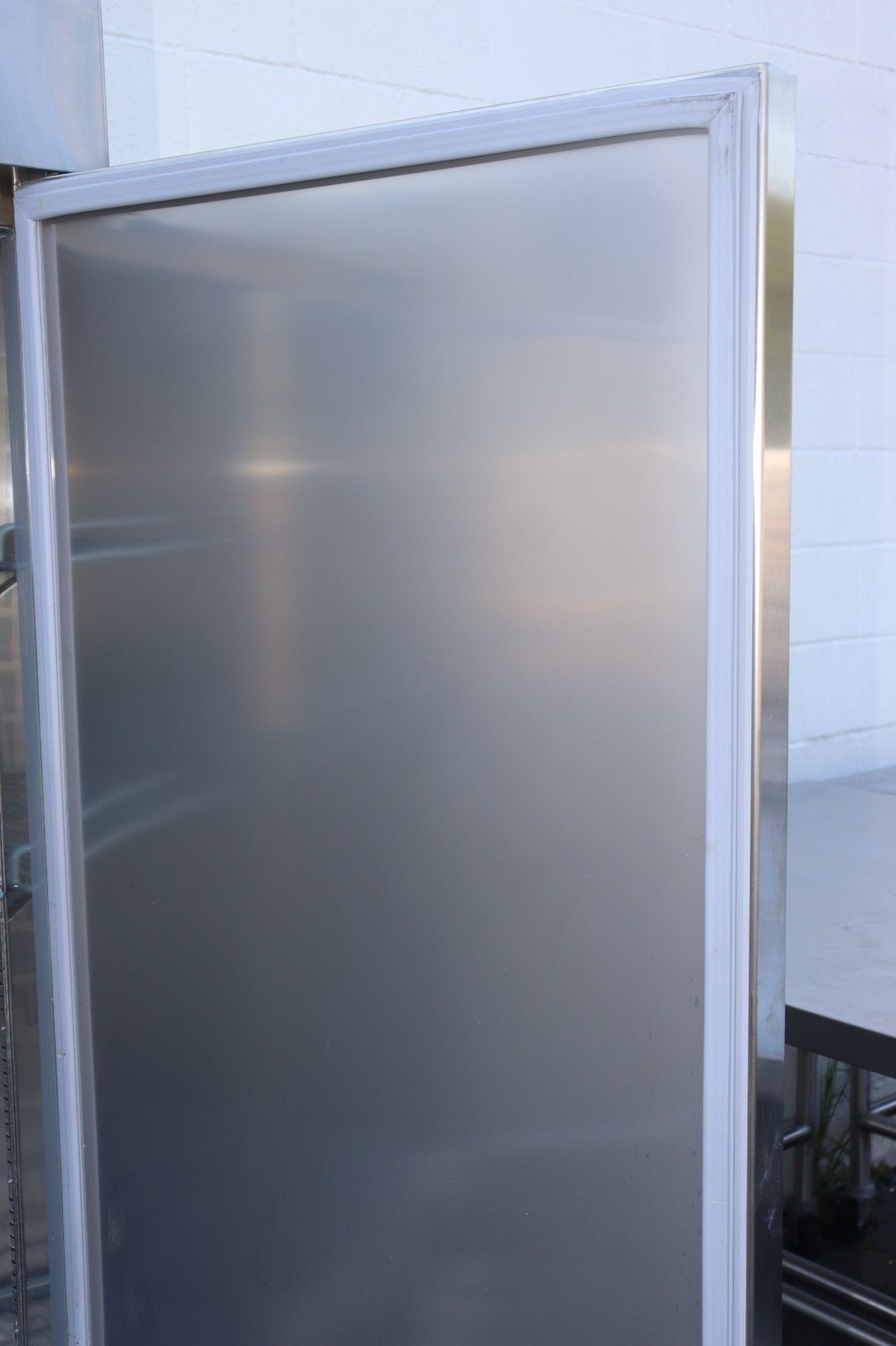 Norpole NP2R 54'' Two Section Solid Door Reach-In Refrigerator, Scratch & Dent - NMB Restaurant Equipment