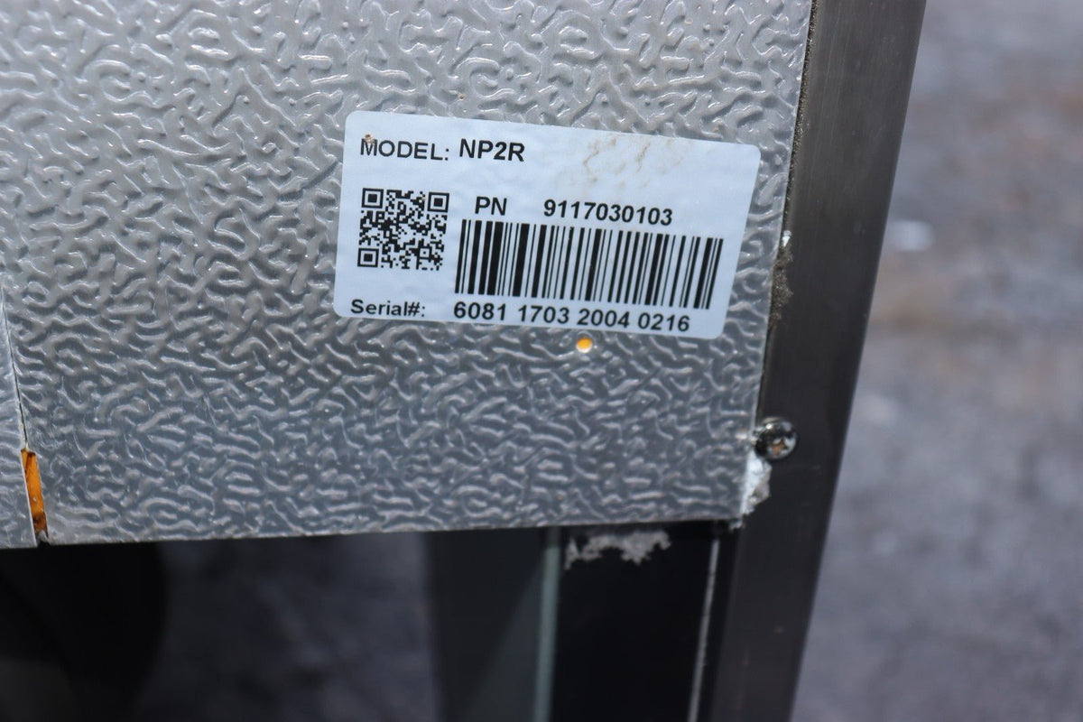 Norpole NP2R 54'' Two Section Solid Door Reach-In Refrigerator, Scratch & Dent - NMB Restaurant Equipment