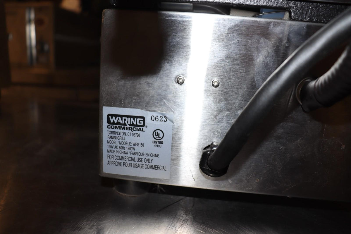 PARTS ONLY Waring WFG150 Tostato Perfetto Top & Bottom Panini Grill, Used, CLEAN - NMB Restaurant Equipment