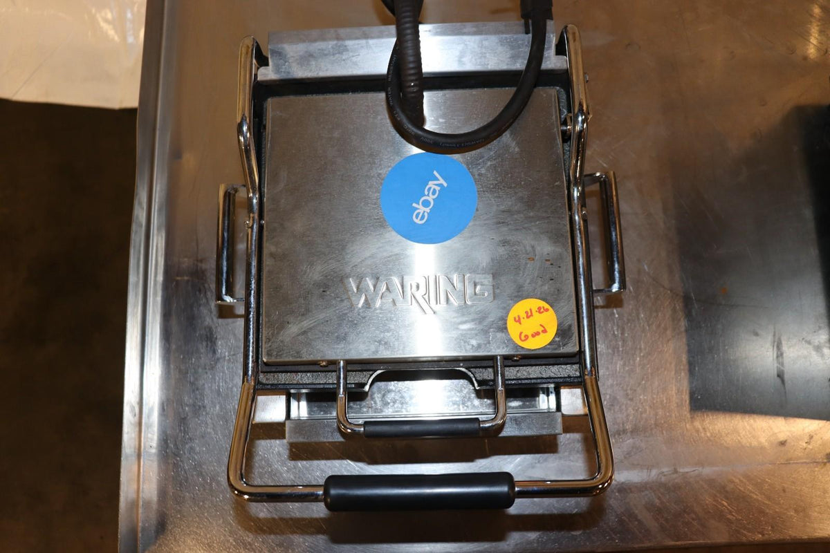 PARTS ONLY Waring WFG150 Tostato Perfetto Top & Bottom Panini Grill, Used, CLEAN - NMB Restaurant Equipment