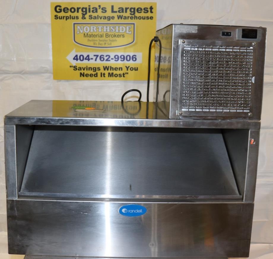 Randell CR9039 Refrigerated Countertop 39" Condiment Rail, Used - NMB Restaurant Equipment