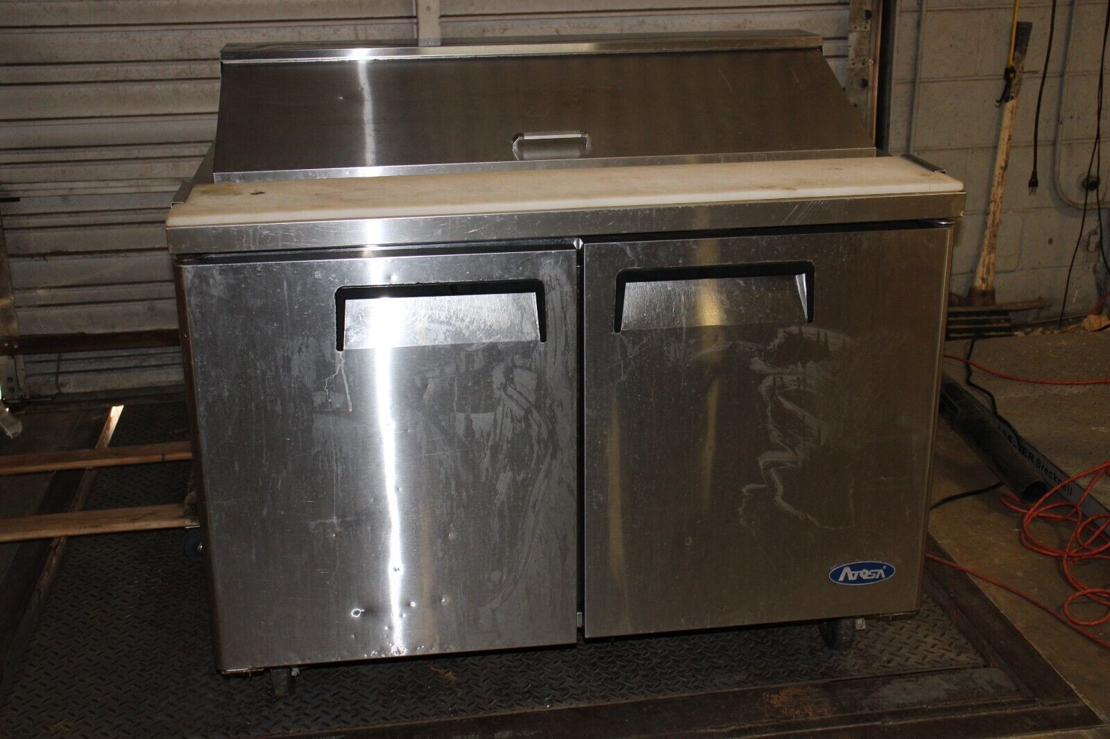 REFIRGERATED SANDWICH PREP STATION 48 INCH ATOSA MSF8302 - NMB Restaurant Equipment