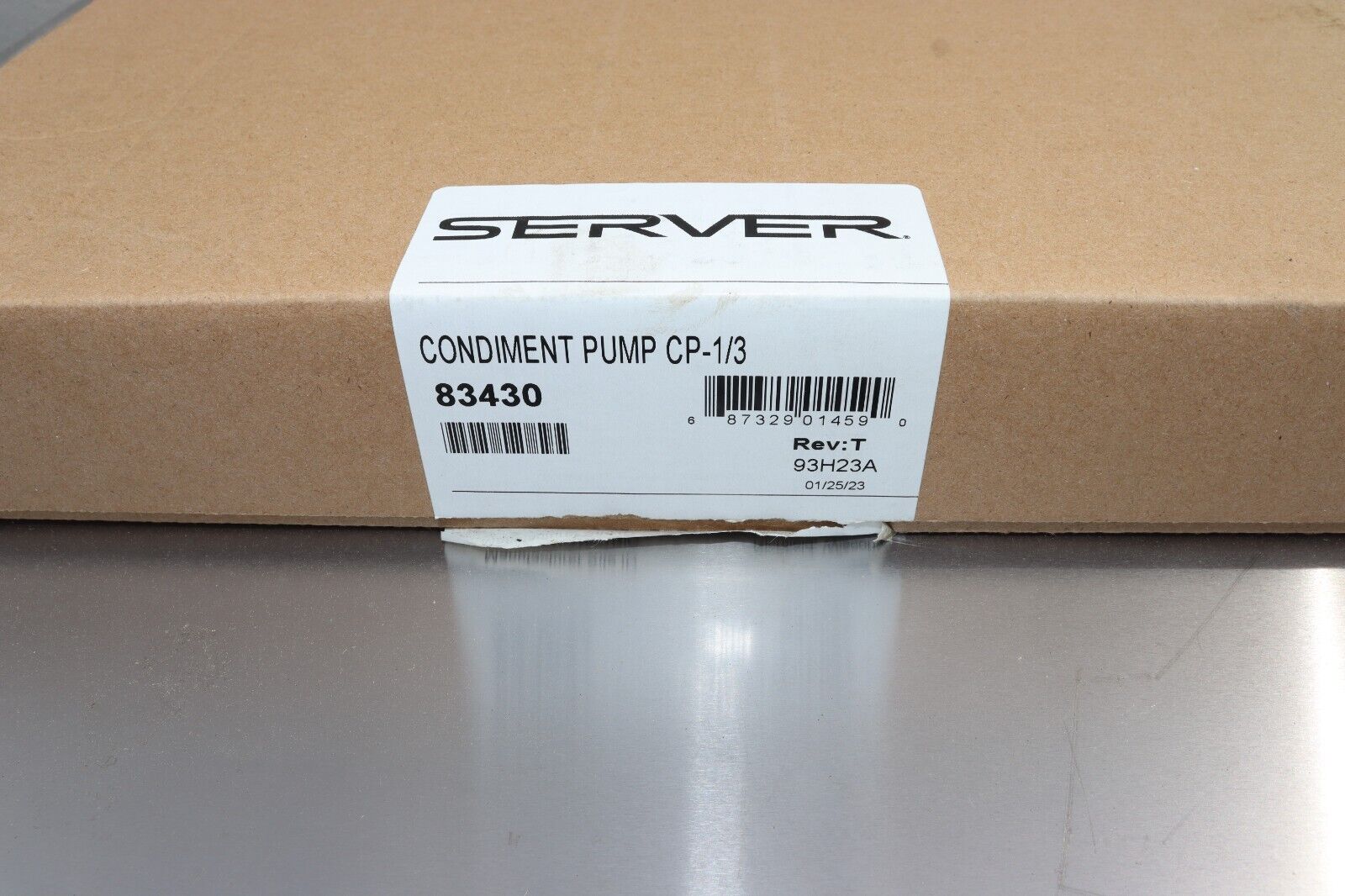 Server Condiment Pump Cp-1/3 83430 - Free Shipping - Genuine OEM Replacement - NMB Restaurant Equipment