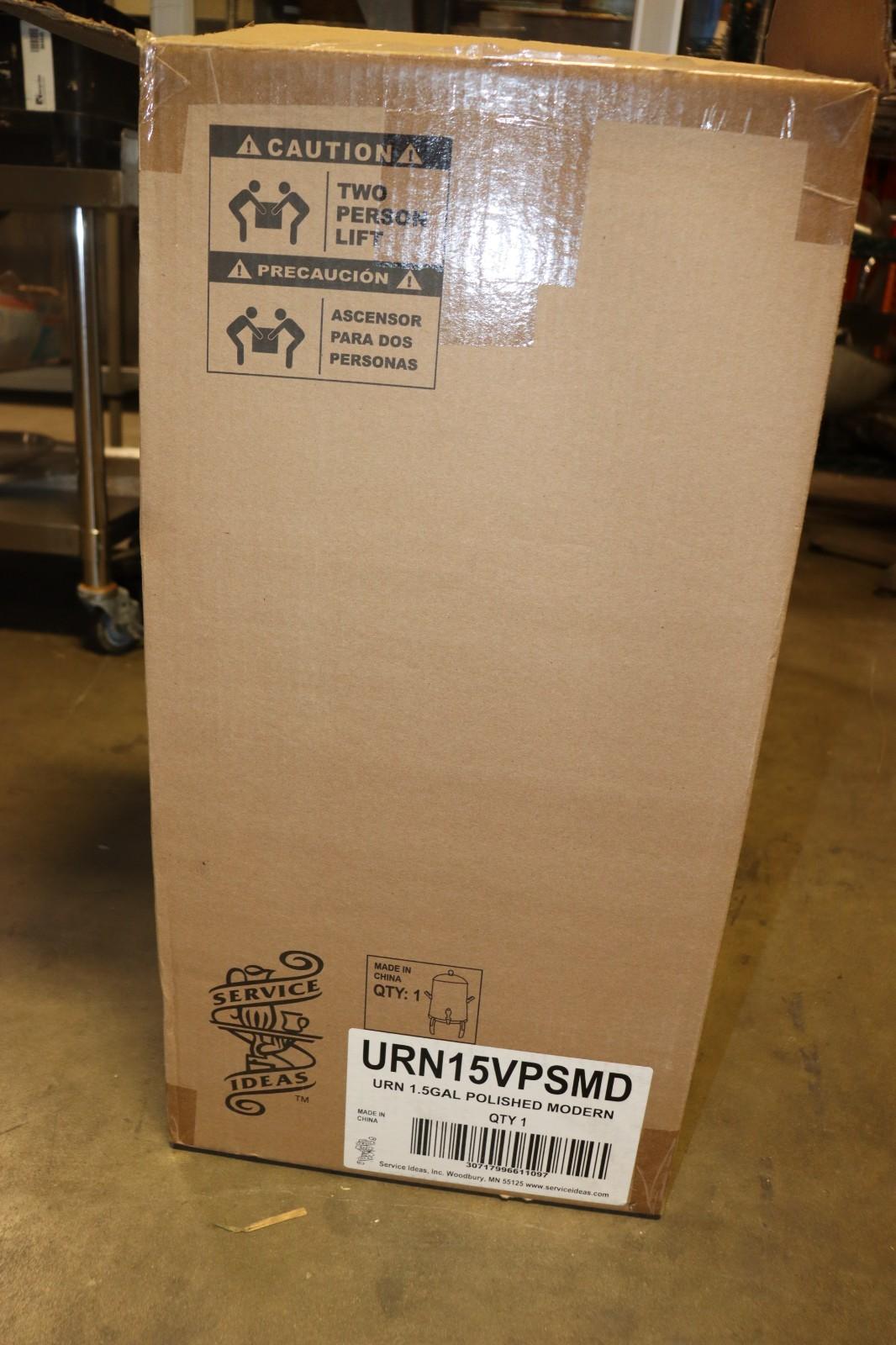 Service Ideas 1.5 Gal Low Volume Dispenser Thermal Coffee Urn, URN15VPSMD - NMB Restaurant Equipment