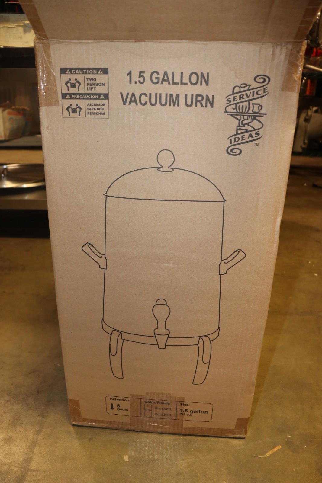 Service Ideas 1.5 Gal Low Volume Dispenser Thermal Coffee Urn, URN15VPSMD - NMB Restaurant Equipment