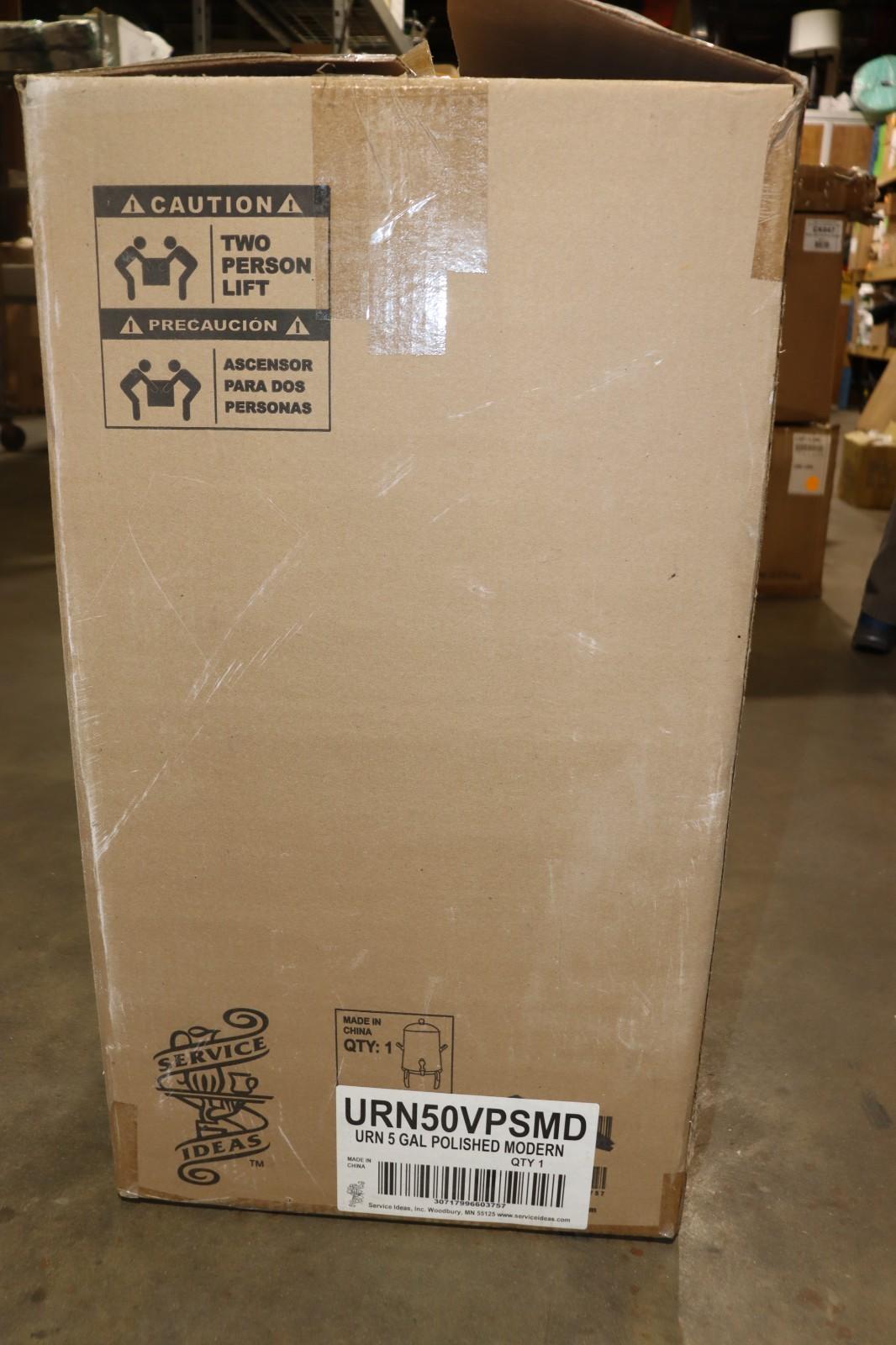 Service Ideas 5 Gal Low Volume Dispenser Thermal Coffee Urn, URN50VPSMD - NMB Restaurant Equipment
