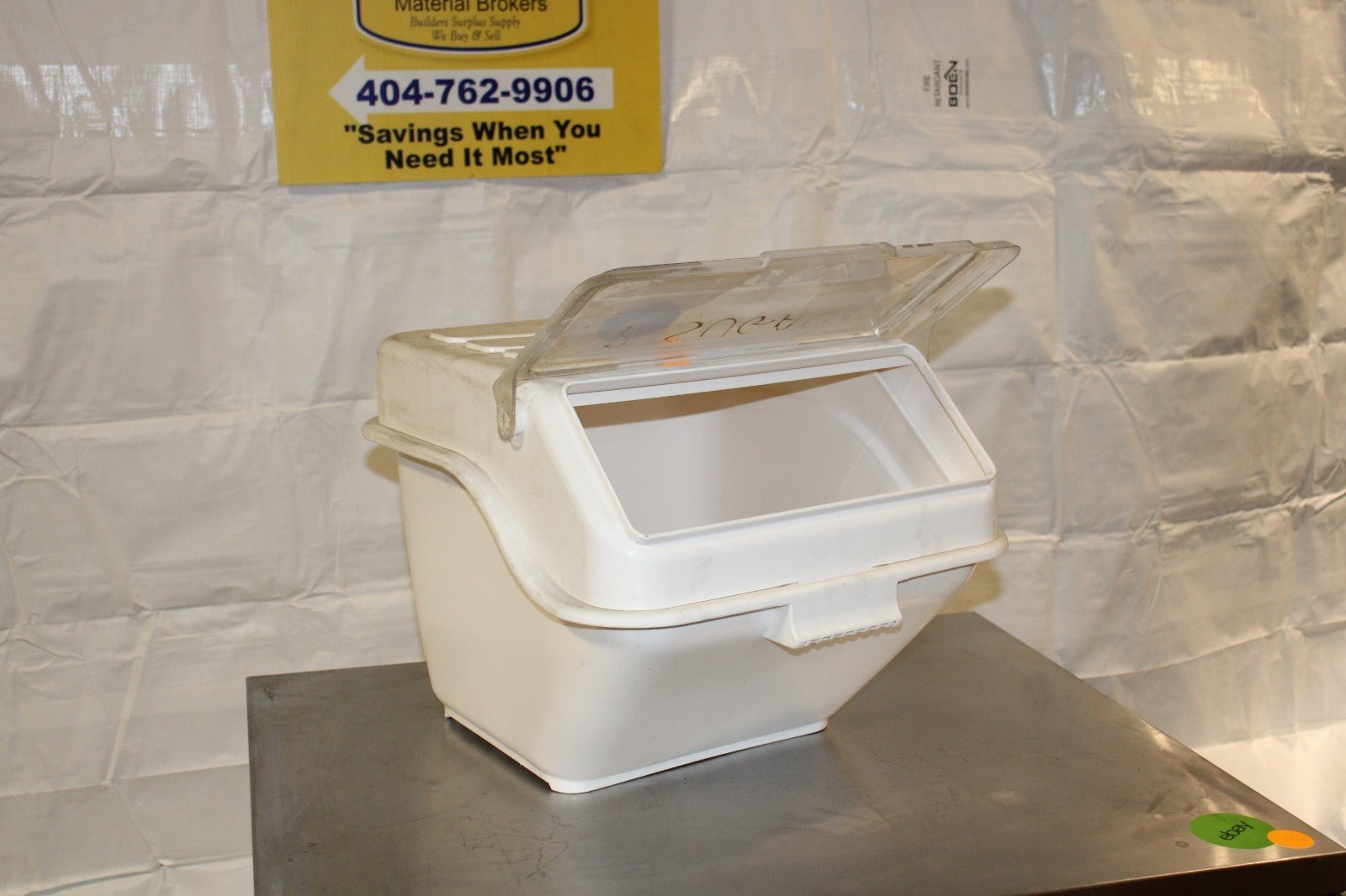 SHELF INGREDIENT BIN 12 GALLON COMMERCIAL RESTAURANT BAKERY - NMB Restaurant Equipment