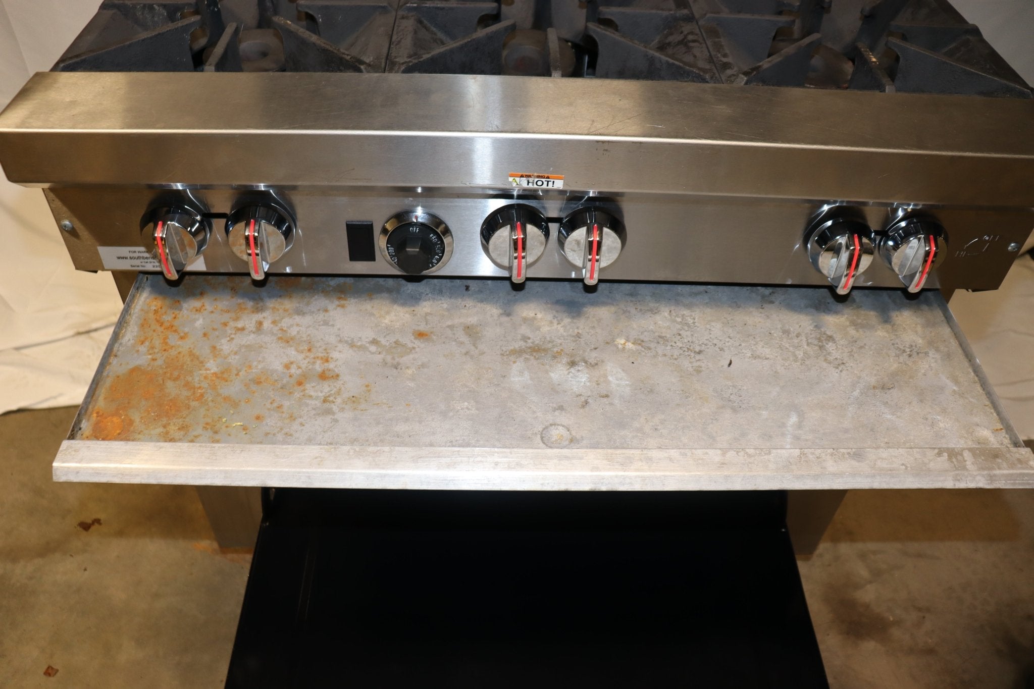 Southbend S361D 36" 6 Burner Commercial Gas Range, Natural Gas - NMB Restaurant Equipment