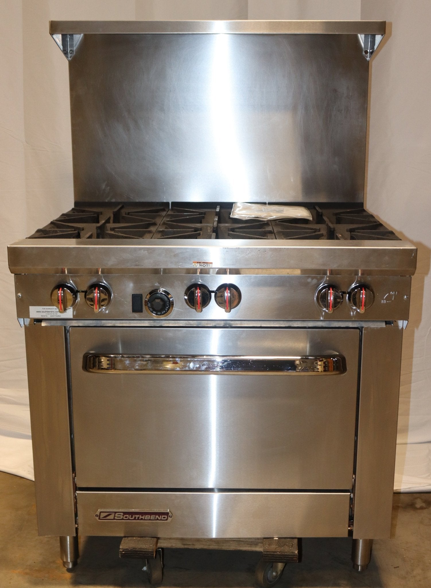 Southbend S361D 36" 6 Burner Commercial Gas Range, Natural Gas - NMB Restaurant Equipment