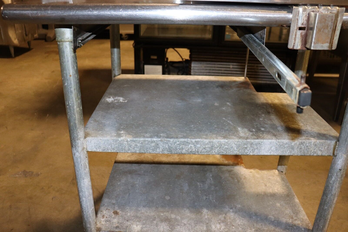 Stainless Steel Prep Table Corner w/ Drawer, 36" x 30", w/ Under Shelf - NMB Restaurant Equipment