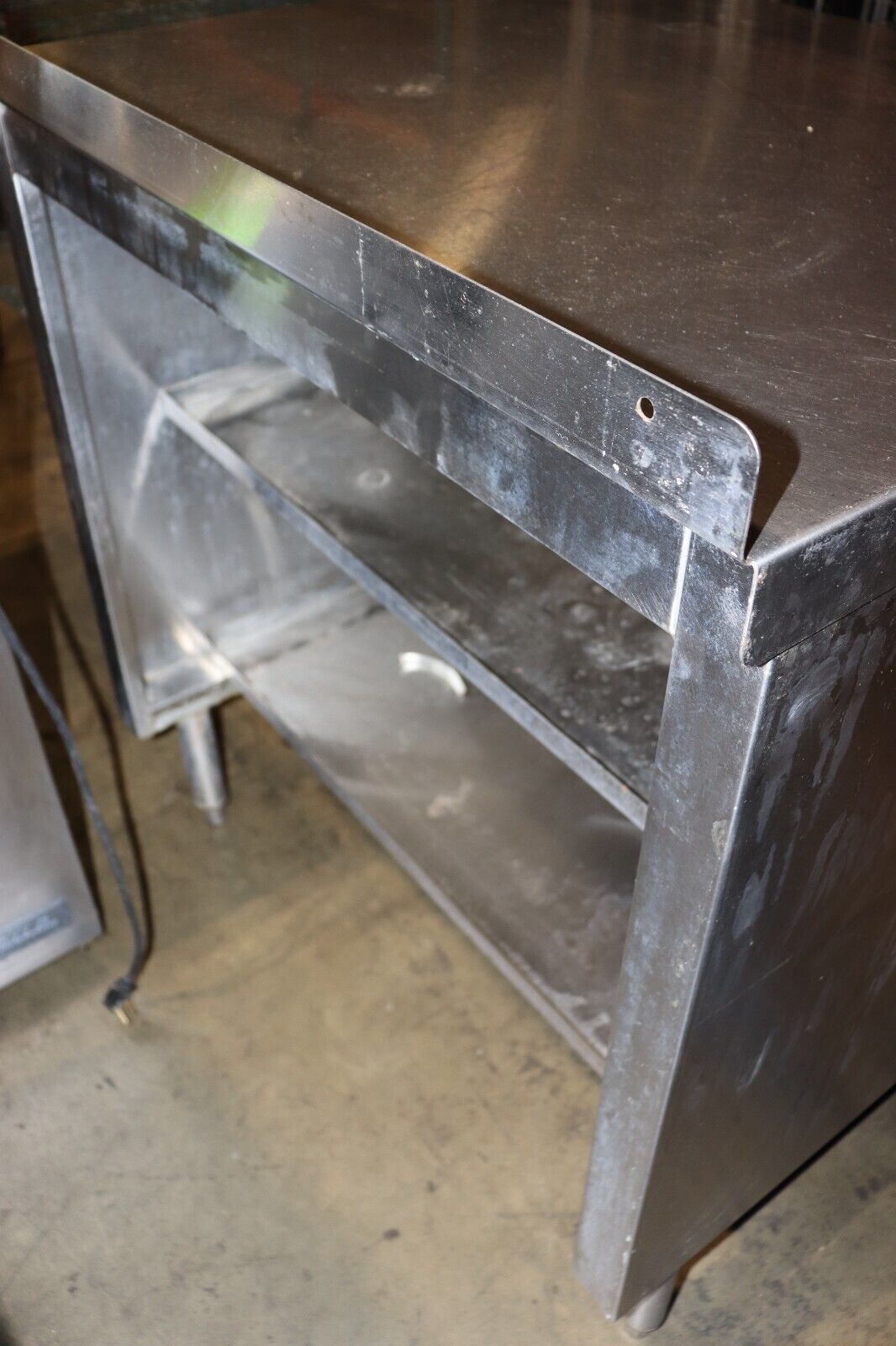 Stationary Stainless Steel Table with Storage 33.5 Inch Wide x 28 Inch Deep - NMB Restaurant Equipment