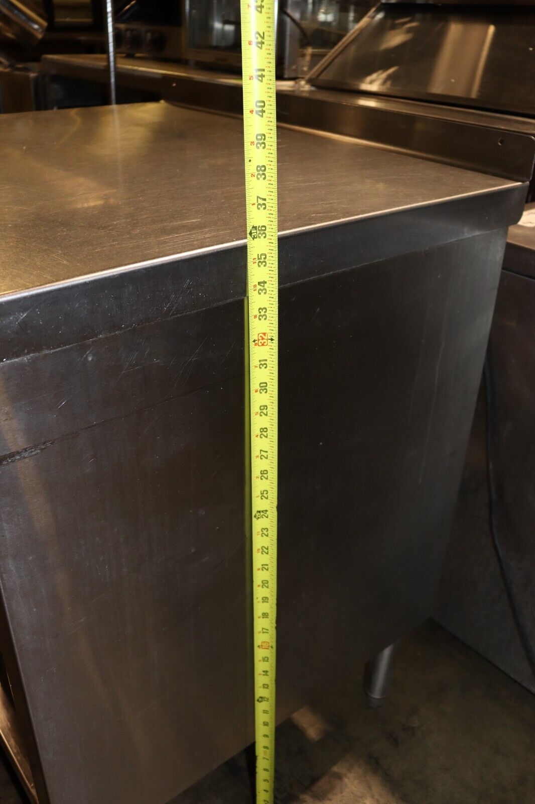 Stationary Stainless Steel Table with Storage 33.5 Inch Wide x 28 Inch Deep - NMB Restaurant Equipment