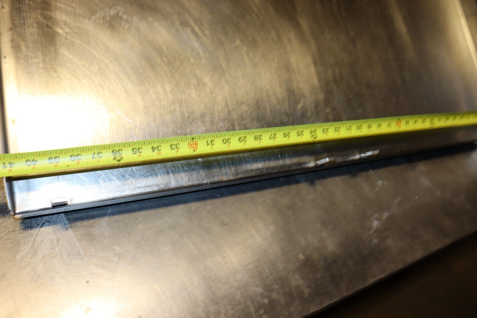 Tilted w/ Stops Stainless Steel Commercial Overshelf Wall Mount Shelf 41" wide - NMB Restaurant Equipment