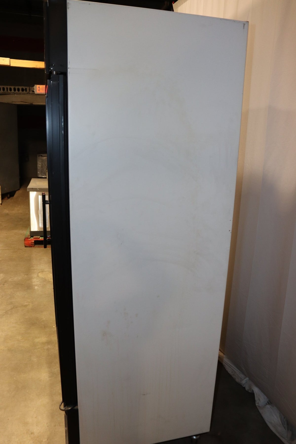 True Refrigeration GDM-49 Glass Door Merchandiser, w/ Shelves & Casters - NMB Restaurant Equipment