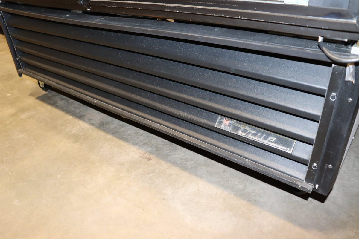 True Refrigeration GDM-49 Glass Door Merchandiser, w/ Shelves & Casters - NMB Restaurant Equipment
