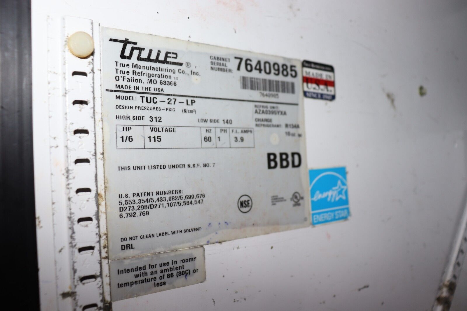 True TUC-27-LP 27 in Undercounter Cooler Stainless Steel w/ Digital Display - NMB Restaurant Equipment