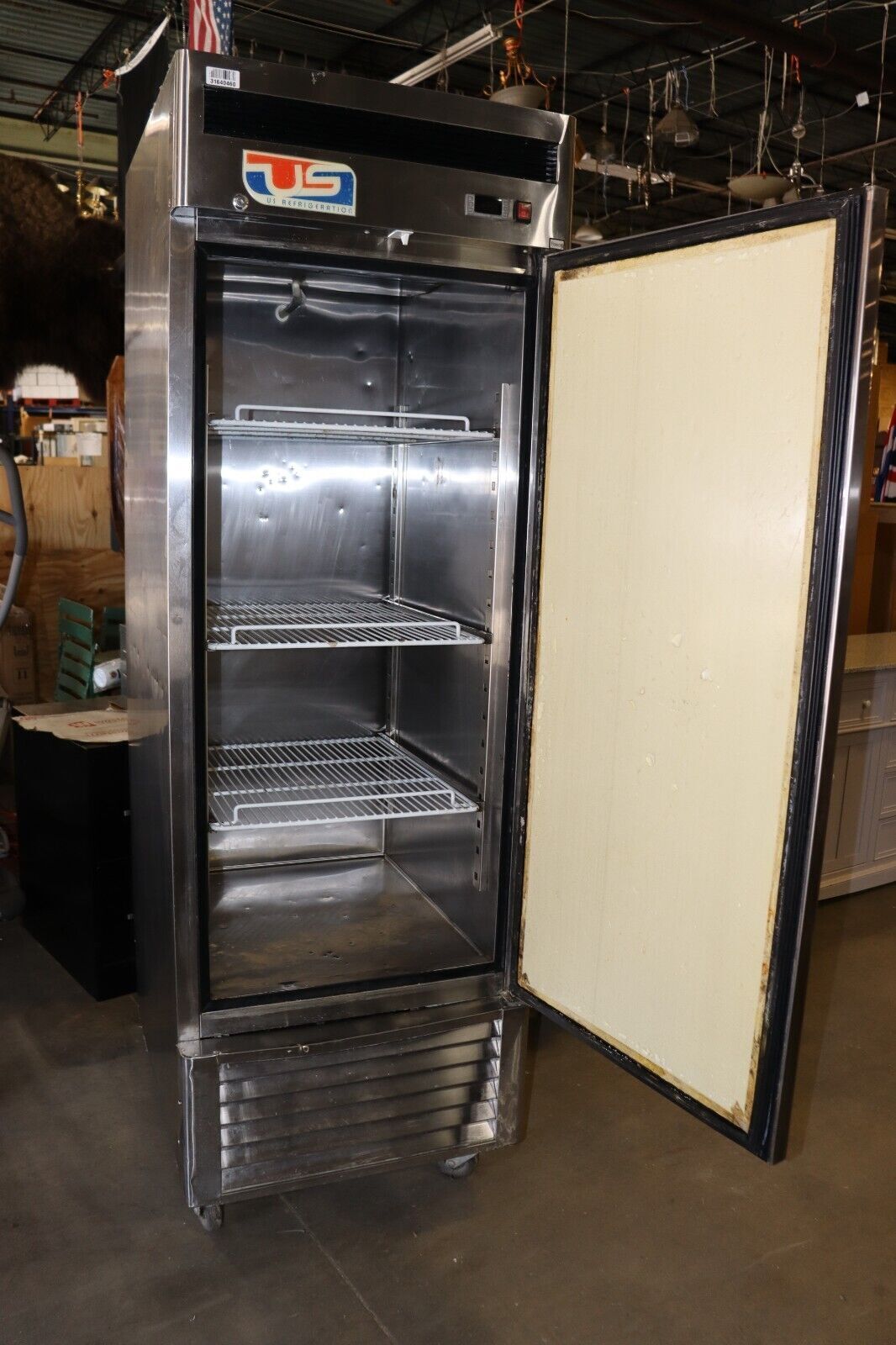 US REFRIDGERATION FREEZER COMMERCIAL SINGLE DOOR REACH INUSBV-24F - NMB Restaurant Equipment