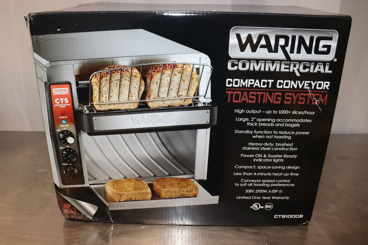 Waring CTS1000B Commercial Conveyor Toaster, 208V, 2700W - NMB Restaurant Equipment
